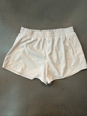 Calia Light Pink Athletic Running Shorts with Elastic Waist